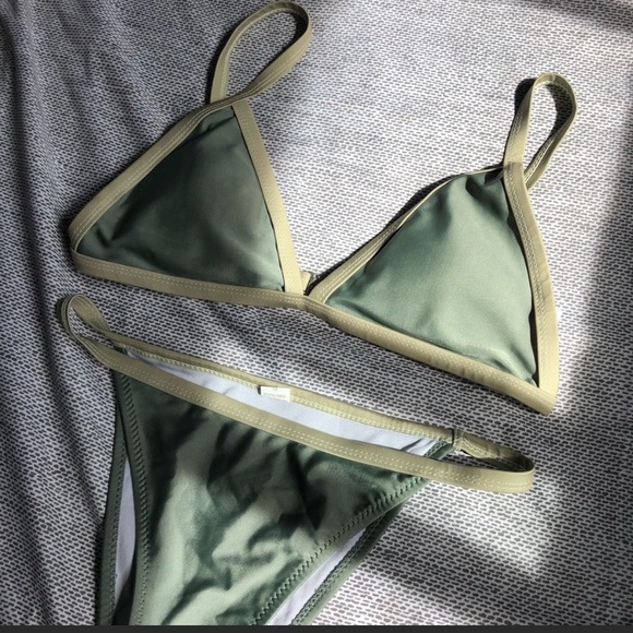 *SOLD* Zaful Green Bikini Set